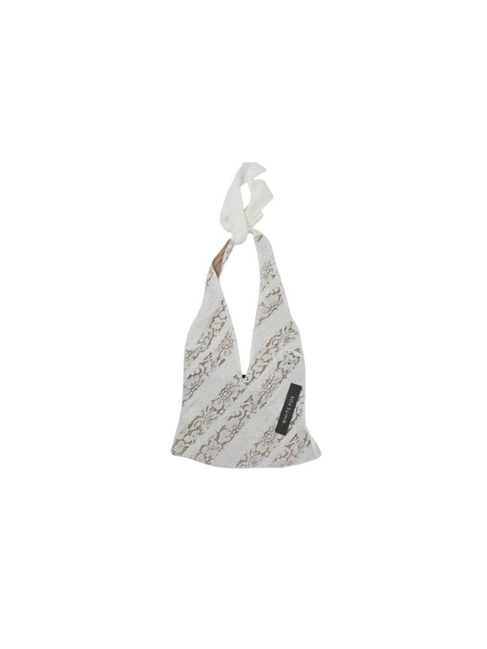 White Fox Boutique Gelato Girl Halter Top in Off White
